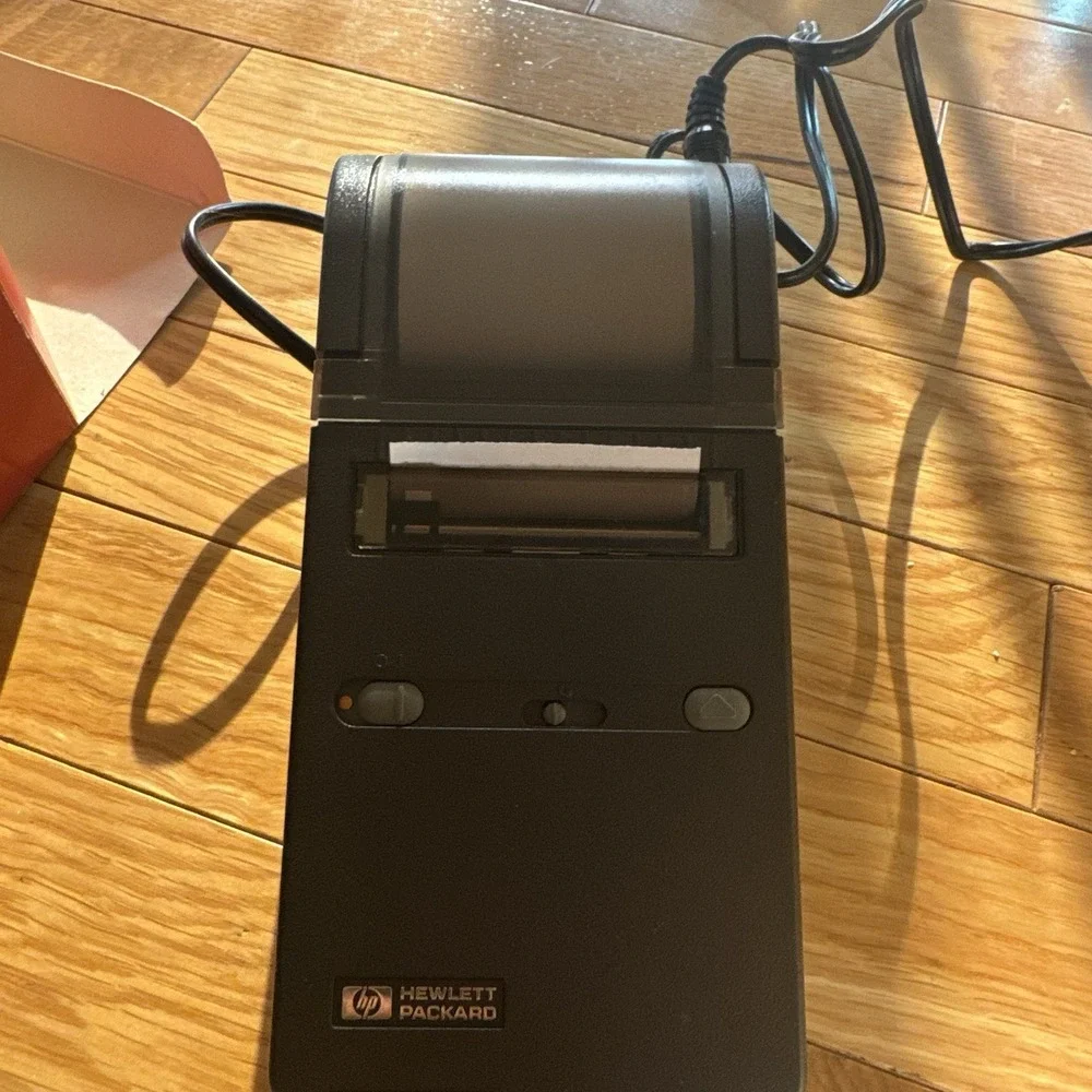 HP 82240A Infrared Printer Boxed + 82241A Original Adapter + Thermal Paper